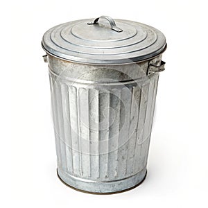 Trash isolated on white background