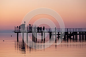 Trasimeno lake Umbria Italy Europe