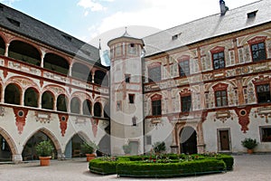 Tratzberg Castle Courtyard, Austria