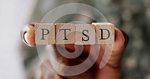 Trauma and PTSD Veteran Soldier Army Text