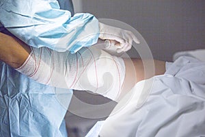Traumatology orthopedic surgery knee arthroscopy