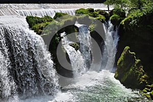 Traunfall waterfall in Austria