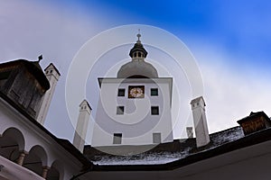 Traunsee castle schloss orth, Gmunden, Upper Austria Traunstein