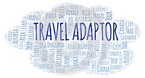 Travel Adaptor word cloud.