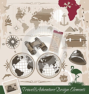 Travel and Adventure Design Elements