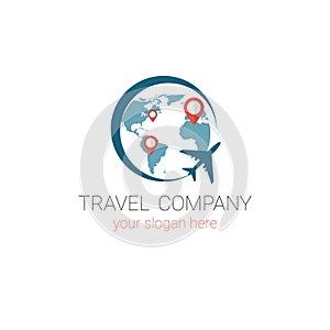 Travel Agency Logo Template Tourism Company Banner Design