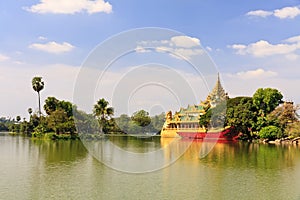 Travel Asia: Karaweik palace in Yangon, Myanmar