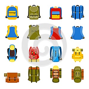 Travel backpack, camping rucksack and school bag