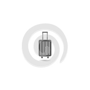 Travel bag icon with shadow