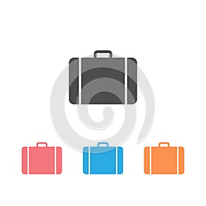 Travel, baggage, tourism, luggage, airport vector icon