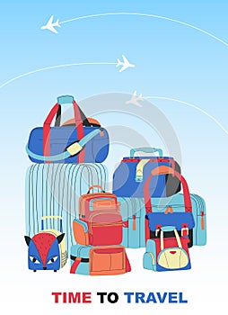 Travel Bags Background