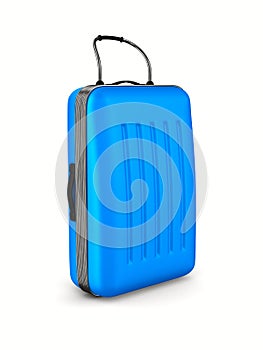 Travel bags on white background