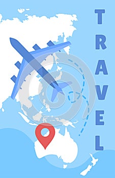 Travel banner vector concept