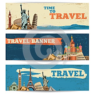 Travel banners