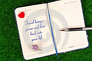 Travel brings power and love back into your life