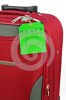 Travel case and warning label
