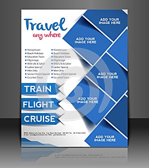 Travel Center Flyer Design