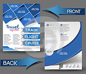 Travel Center Front & back Flyer