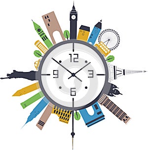 Travel clock.
