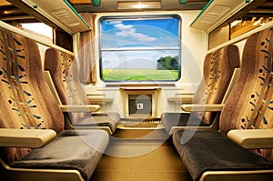 Travel in comfortable train.