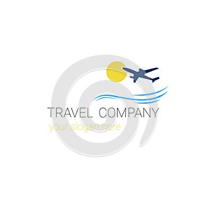 Travel Company Logo Template Tourism Agency Banner Design