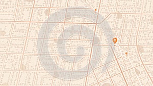 Travel concept. Geolocation and abstract GPS navigation, online navigation map pointer, place mark with map navigation