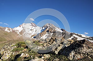 Travel concept photo; Turkey Kayseri Erciyes Mountain