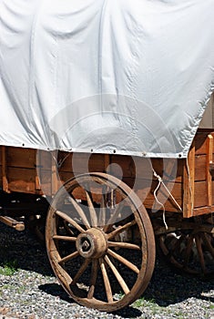 Travel in a covered wagon or use for your text message. Space available.