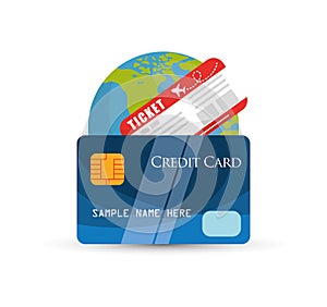 travel credit card ticket world tour