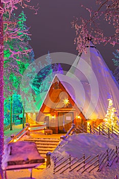 Travel Destinations Concepts. Unique Lapland Suomi Houses photo