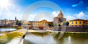 Travel in Europe; romantic view in Florence. Italy. Toscana; Old