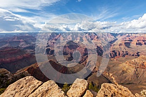 Travel in Grand Canyon, scenic view panorama landscape, Arizona, USA