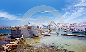 Travel Greece: Picturesque Naousa village, Paros island, Cyclades, Greece