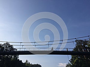 Travel Hanging Bridge at Sai Yok National Park Kanchanaburi Thailand