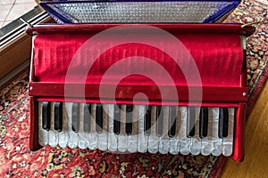 Travel Harmonium Indian Instrument photo