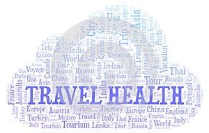 Travel Health word cloud.