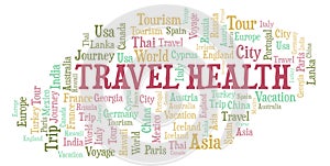 Travel Health word cloud.