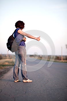 Travel by hitchhiking