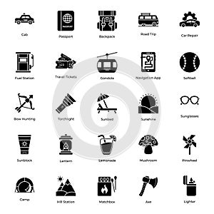 Travel and Holiday Flat Vectors Pack