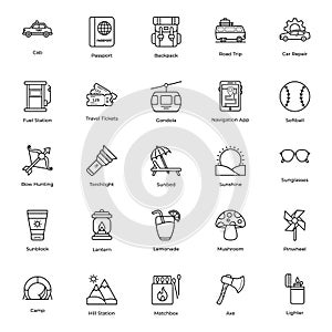 Travel and Holiday Flat Vectors Pack