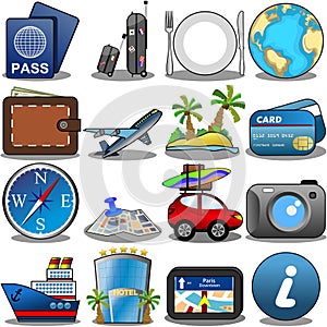 Travel Icon Set