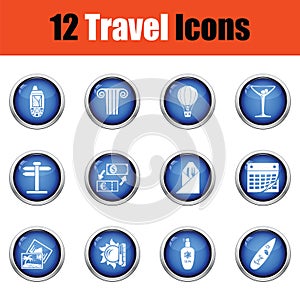 Travel icon set.