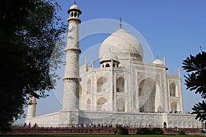 Travel India - Taj Mahal palace rear view