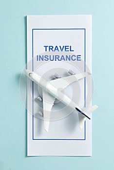 Travel insurance brochure