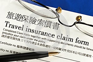 Travel insurance claim form