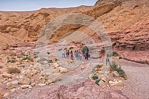 Travel in Israel. The Red Canyon to the Arava Road