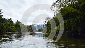 Travel Kanchanaburi river Kwai Yai