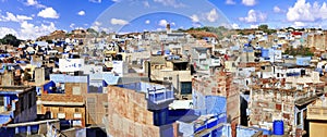 Travel and landmarks of India. Blue city of Rajastan - Jodhpur