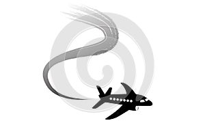 Travel Logo Airplane Travel All Around The World