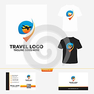 Travel logo template Airplane icons. Airlines